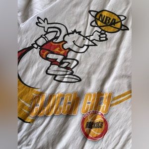 Vintage Houston Rockets T-shirt size Medium 100%cotton NŌIZ 502